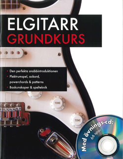 Elgitarr grundkurs med övnings-cd