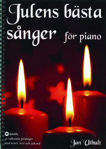 Julens bästa sånger på piano (spiral)