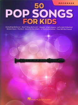 50 Pop Songs For Kids Recorder