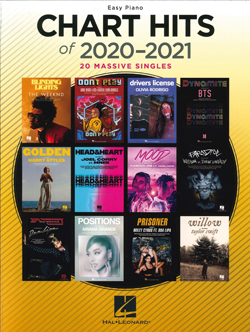 Chart Hits Of 2020-2021 Easy Piano