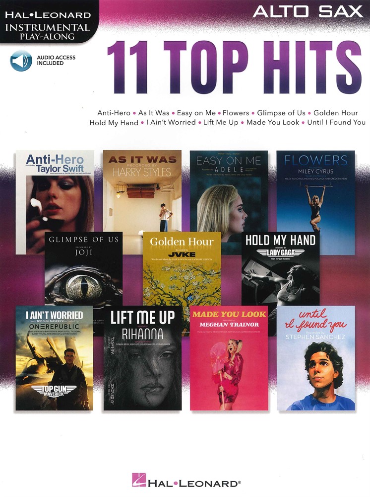 11 Top Hits Alto Sax