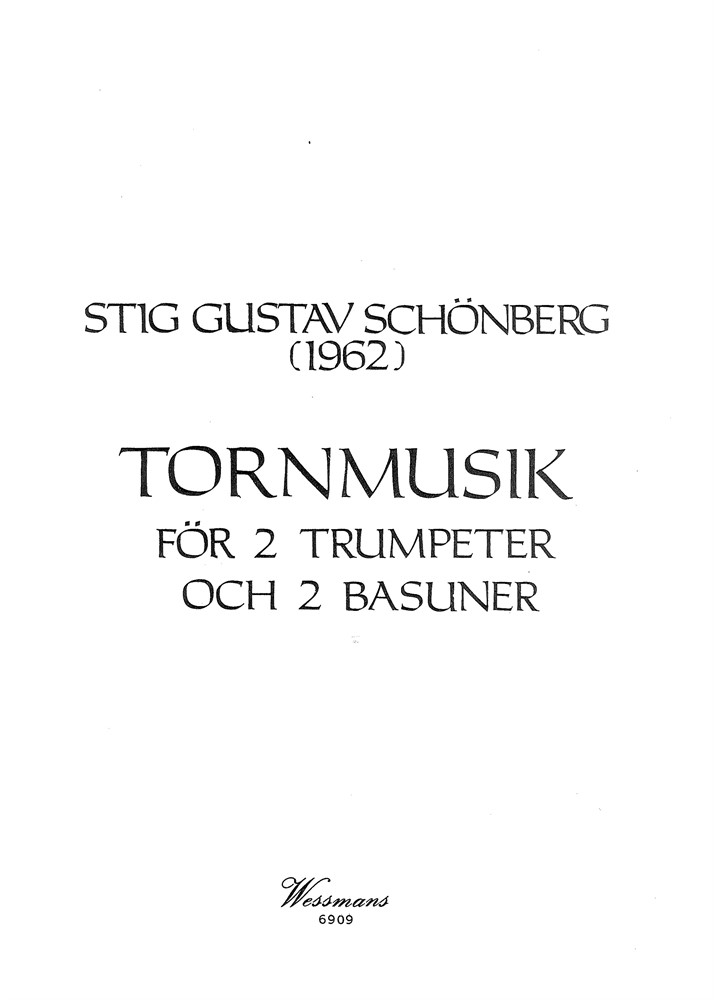 Tornmusik för 2 Trumpeter och 2 Basuner