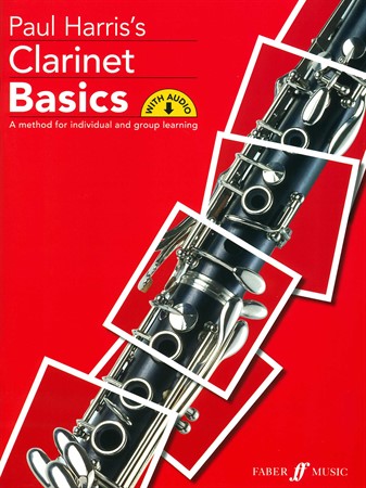 Omslag till metodboken Paul Harris's Clarinet Basics med övningar och melodier för klarinett