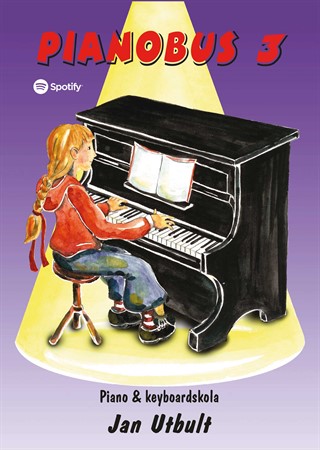 Omslag till pianoskolan Pianobus 3: Piano & keyboardskola