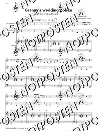 Notbild från Nordic Fiddler for Violin & Piano Complete