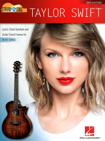 Omslag till ackord- och sångboken Strum & Sing: Taylor Swift (Guitar & Vocal) för gitarr och sång