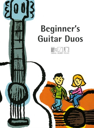 Omslag till notsamlingen Beginner's Guitar Duos med noter för gitarrduetter